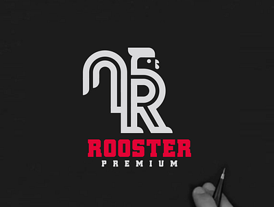 ROOSTER agency agencylogo brand design graphic design icon logo logodesign logos minimal modern simple
