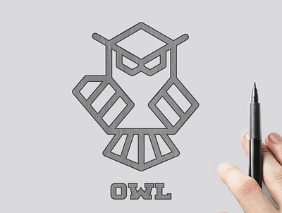 owl branding design graphic design icon illustration logo minimal typography ui vector
