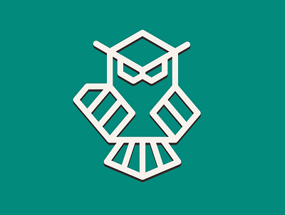 owl branding design graphic design icon logo minimal