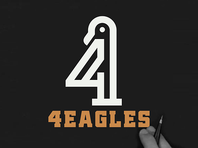 4 eagle branding design graphic design icon illustration logo minimal