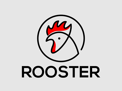 ROOSTER branding design graphic design icon illustration logo minimal vector