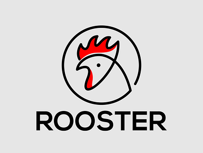 ROOSTER branding design graphic design icon illustration logo minimal vector