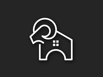 GOAT + HOME agency animation design graphic design icon logo minimal