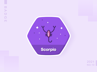 Scorpio design icon illustration logo ui