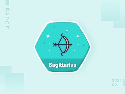 Sagittarius design icon illustration logo ui