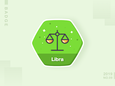 Libra design icon illustration logo ui