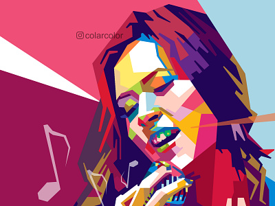 Raisa in WPAP Pop Art