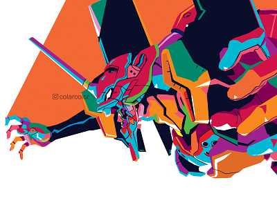 Evangelion in WPAP Pop Art