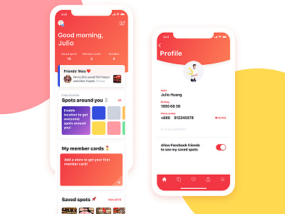 UI red gradient