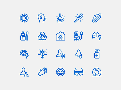 COVID covid covid 19 covid 19 covid19 icon icon set iconography icons icons set iconset kiko line ui ux vector web