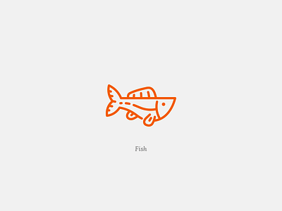 Inktober 2020 - 01 - Fish fish icon icon set iconography icons icons set iconset inktober inktober2020 line ui ux vector web