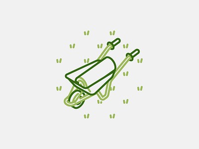 Garden wheelbarrow