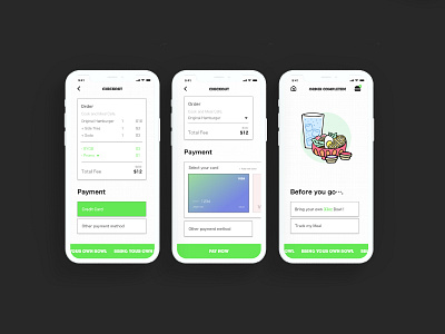 Check out UIUX Design chekcout daily100 dailyui dailyui 002 dailyuichallenge food mobile payment uidesign uiux