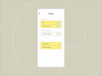 Daily Ui 007 - Settings