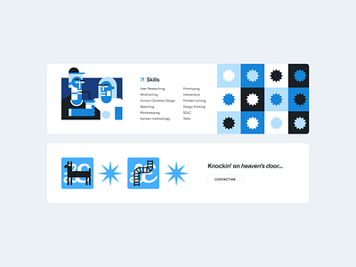 UI Components. Personal Portfolio branding design design system illustration kit organism ui