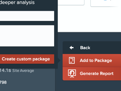 Making packages all the day long buttons create dialog icons package report ui