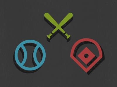 Hot stove icons baseball flat icons