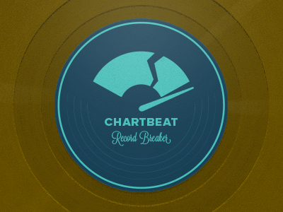 Record breaker album chartbeat dial record