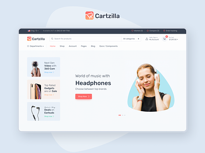 e-Commerce Bootstrap Template bootstrap ecommerce themes ui ux webdesign website