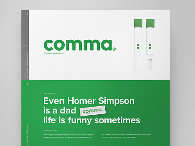 The Manual comma. green. poster presentation.