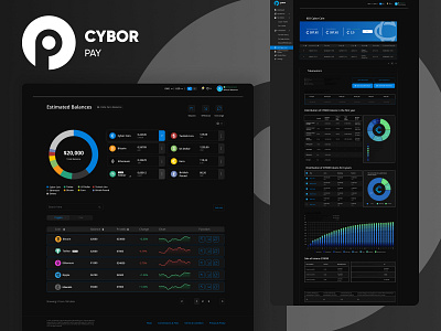 Website - CyborPay branding crypto cybor design illustration shot ui ux