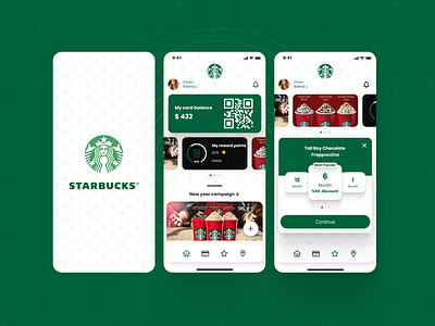 User Interface/ User Experience | Starbucks | Concept Mobile Use