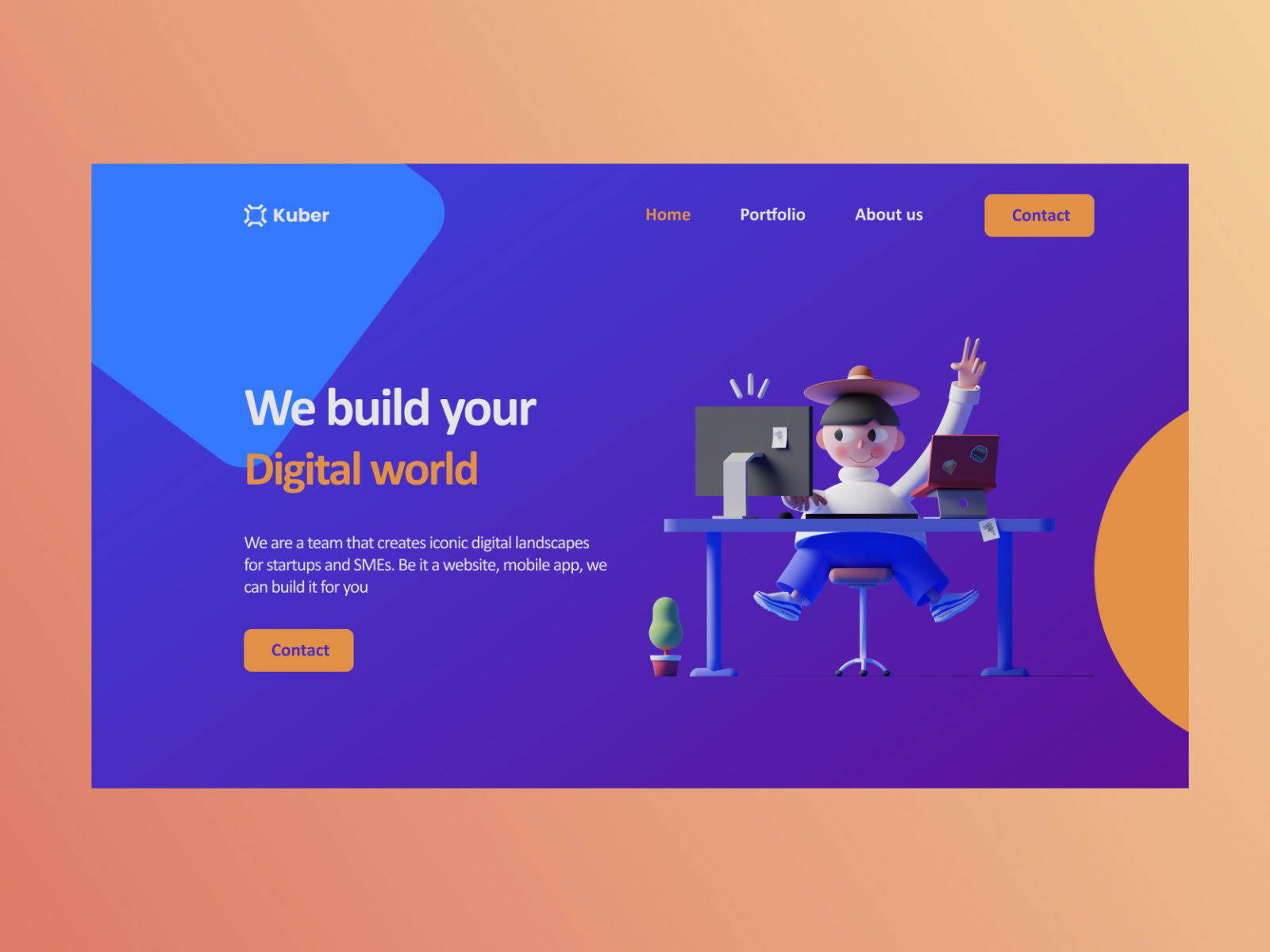 Landing Page Design by Shashank Maurya on Dribbble