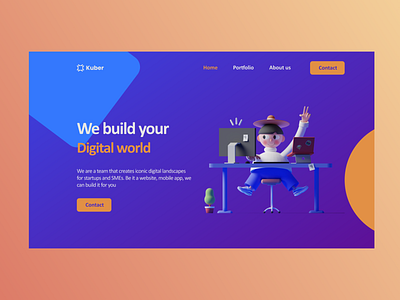 Landing Page Design adobe xd design figma illustration landing page landingpagedesign ui ux web website