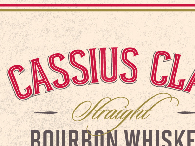 Cassius Outer Pack bourbon design packaging whiskey