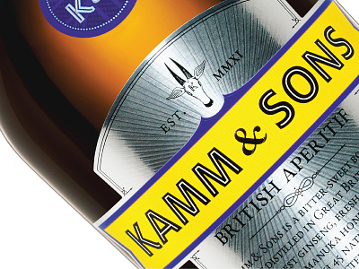 Kamm & Sons gin ginseng spirits