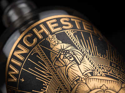 Winchester close up packaging design