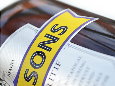 Sons packaging design spirits