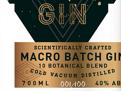 Concept for a Gin foil gin packaging packaging design spirits