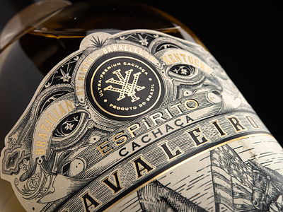 Cavaliero branding craftspirits design distillery illustration label label design packaging packaging design whiskey