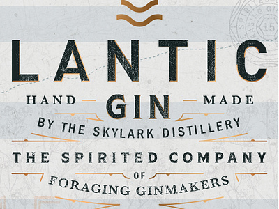 Lantic Gin art black and white bourbon branding craftspirits design distilled distillery gin illustration label logo packaging packaging design poster print spirit typography whiskey wip