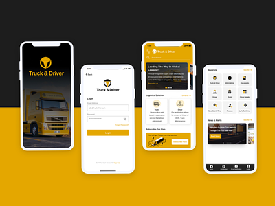 Truck & Driver App Design web development agency web development companies web development company