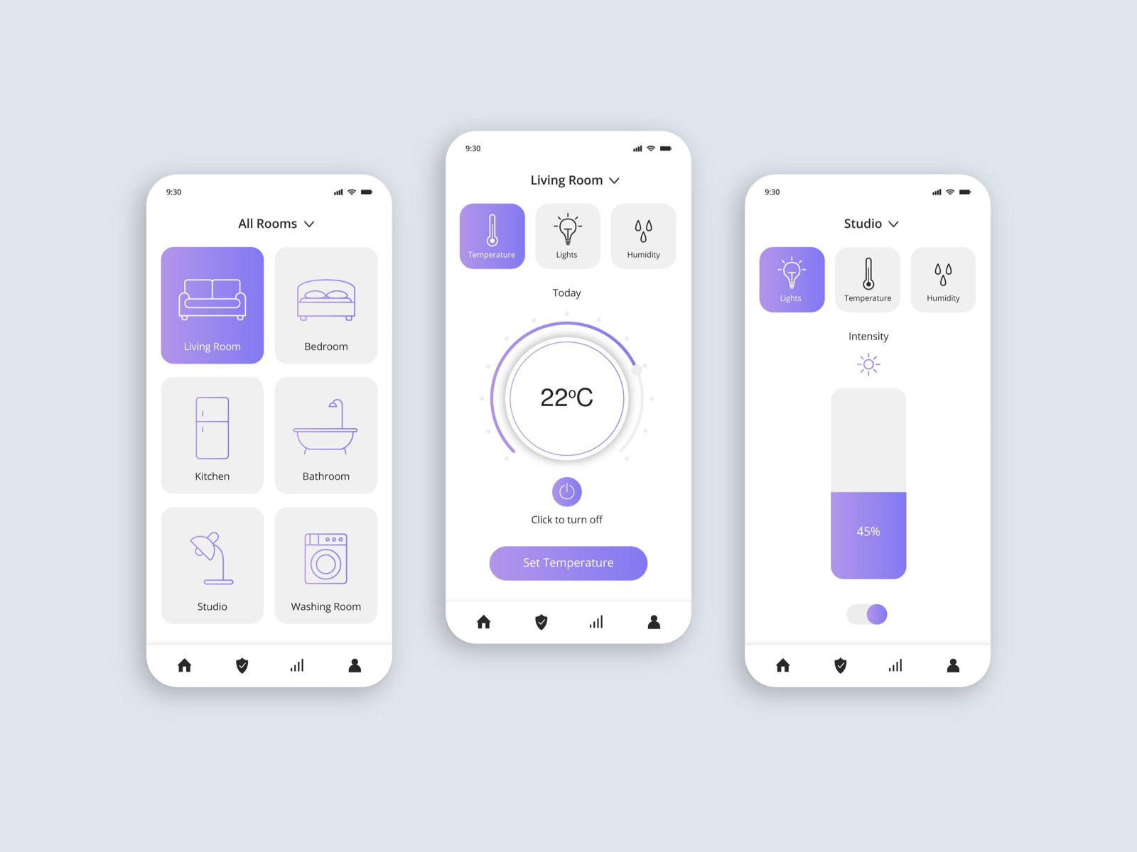Smart Home App Design by Dash Technologies Inc. on Dribbble