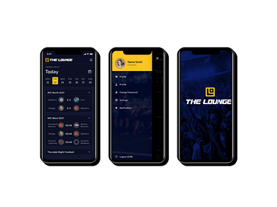 Sports App app creative design mobile ui