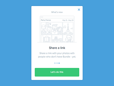 What's new app design icon ios iphone paris photos pop up sketch update