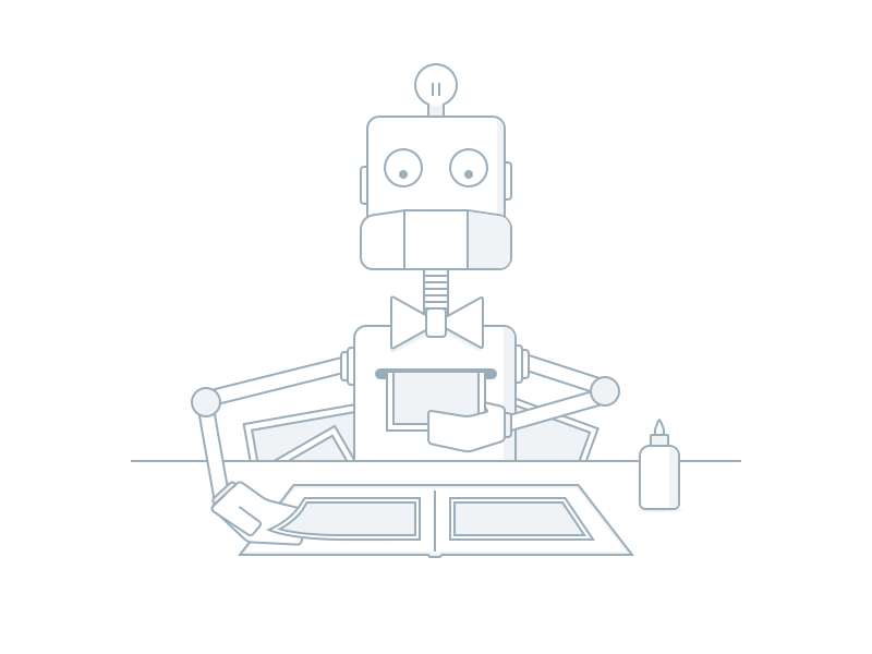 Robot Illustration By Pieter-pleun Korevaar On Dribbble