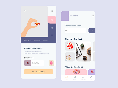 Collectons branding design illustration typography ui ux