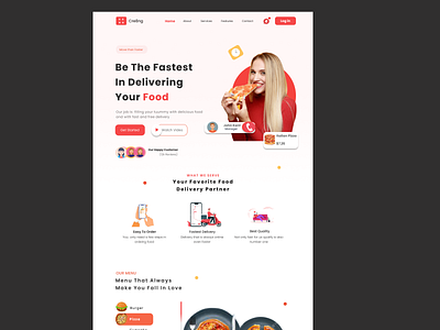 cre8ng pizza landing page