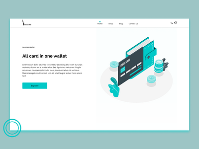 Luemas Wallet design illustration ui ux