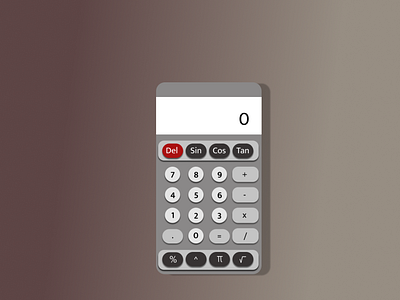 Daily UI 004 - Calculator