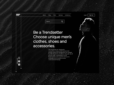 Picko men's fashion website branding cothing design figma landingpage logo shoes website