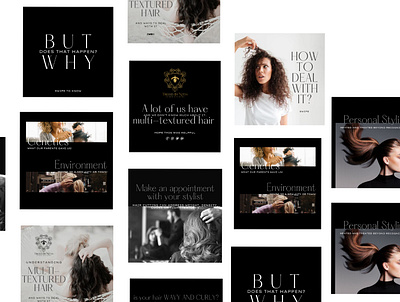 Instagram carousel black post and story - canva template branding graphic design photoshop presentation socialmedia