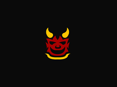 Devil logo app branding design devil logo flat icon illustration logo minimal typography vector