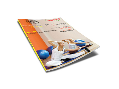 Advertisement ads design exercises fitness health icon logo magazine spa vector wealth