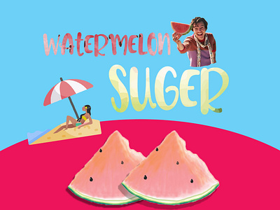 watermelon sugar poster