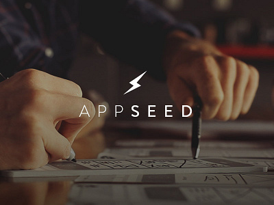 App Seed app bolt concept logo sketch